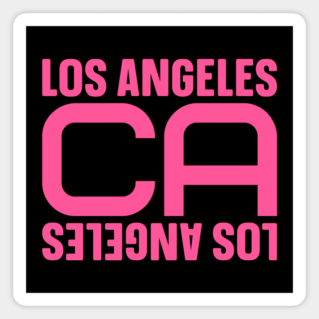 Los Angeles Magnet by colorsplash